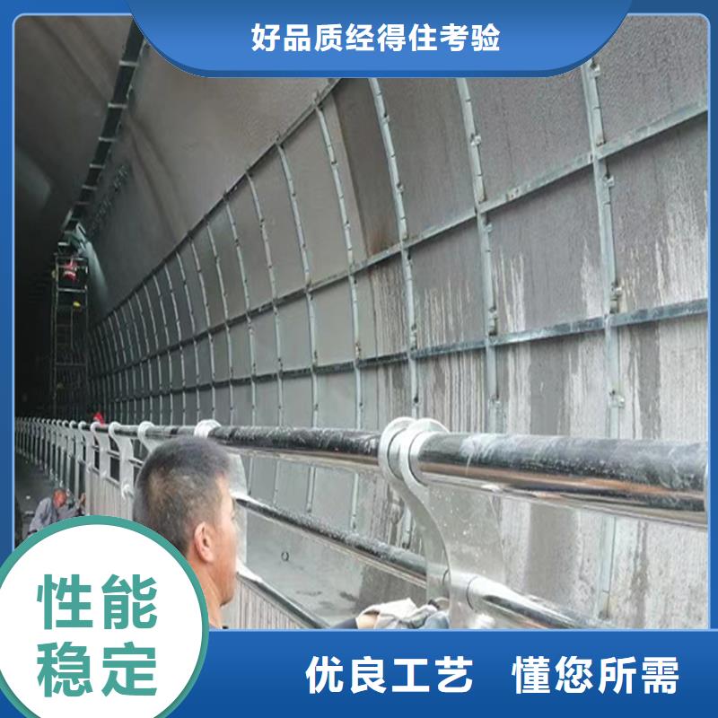 304不锈钢灯光栏杆自有安装简单方便不锈钢防撞护栏同城品牌