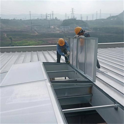 规格齐全的MC3CT圆拱型电动采光排烟天窗（侧开式）基地