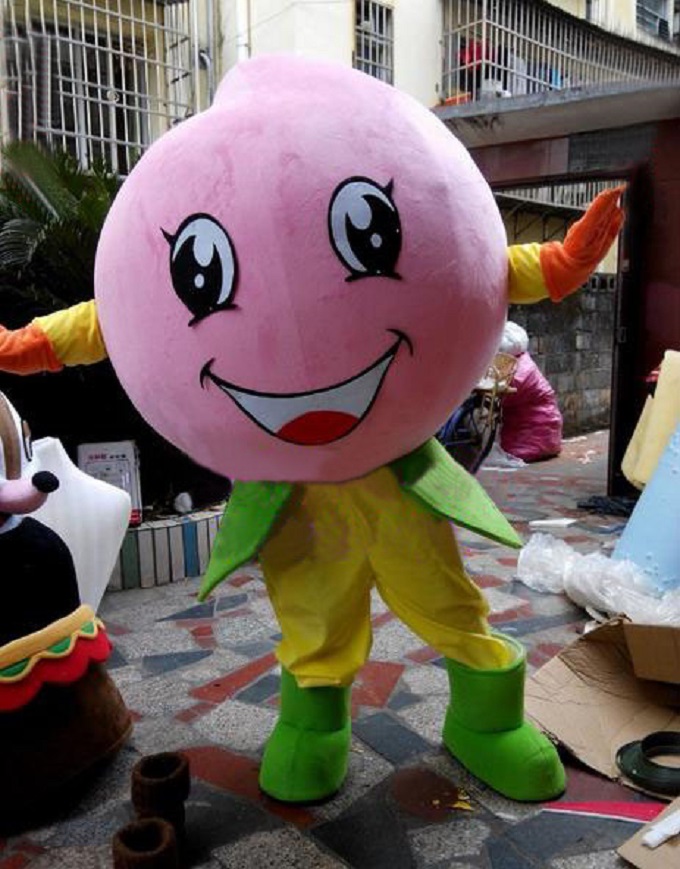流行人偶服装定制厂家,套头玩偶服质地良