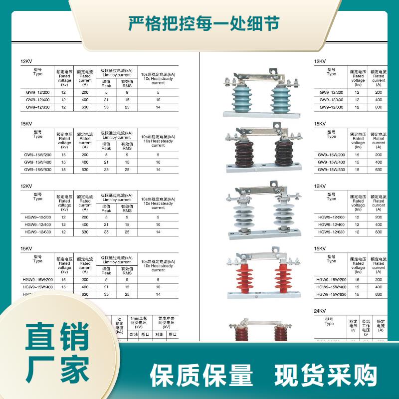 高压隔离开关金属氧化物避雷器支持定制贴心售后一致好评产品