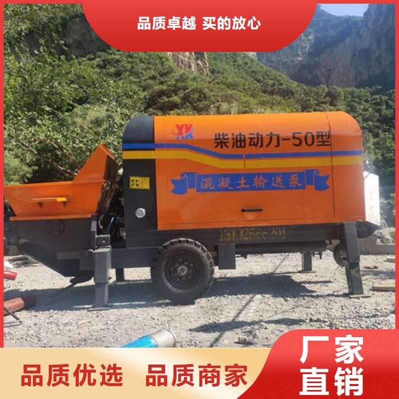 小型混凝土泵混凝土输送泵精品选购当地生产商
