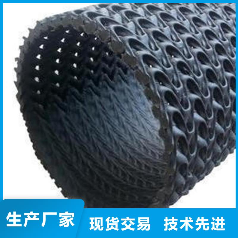 硬式透水管钢塑格栅一周内发货当地经销商