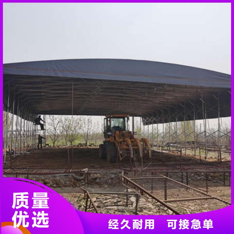 移动雨棚来厂考察好产品好服务