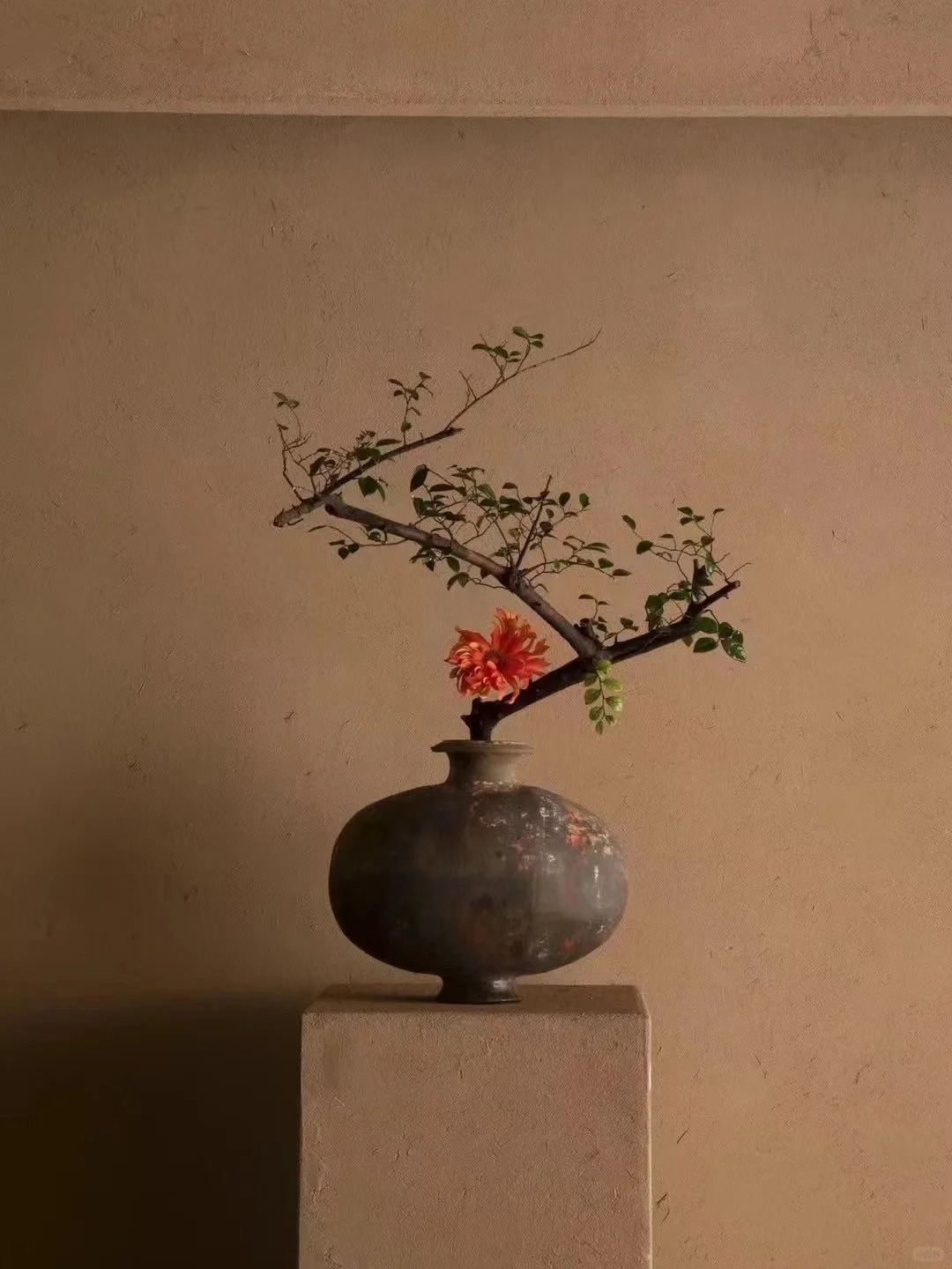 仿五花断层夯土漆多少钱#乡村改造稻草漆#仿夯土漆#乡村改造