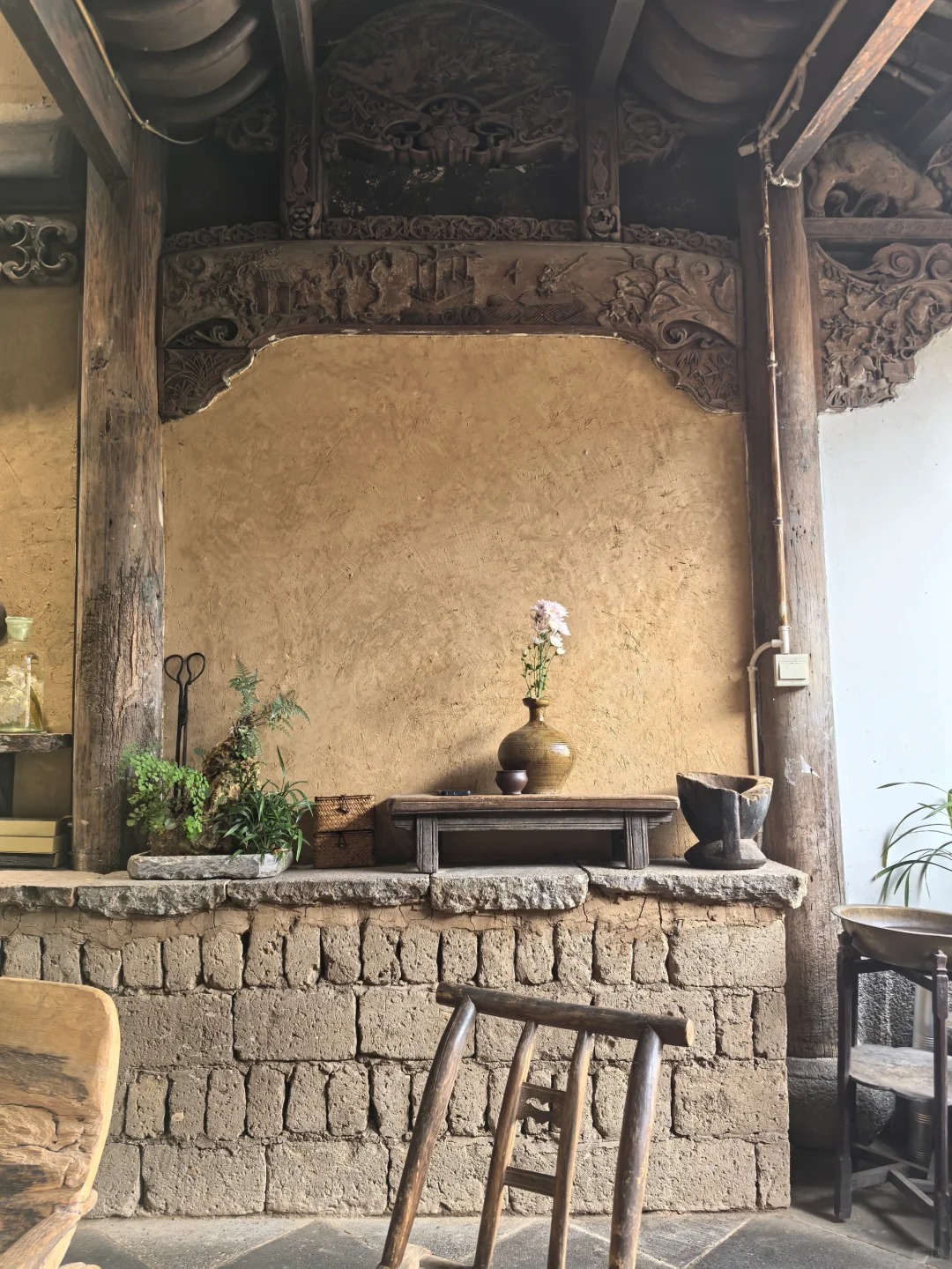 断层仿泥巴墙涂料厂家#生态稻草漆#老房翻新#农家小院敢与同行比质量