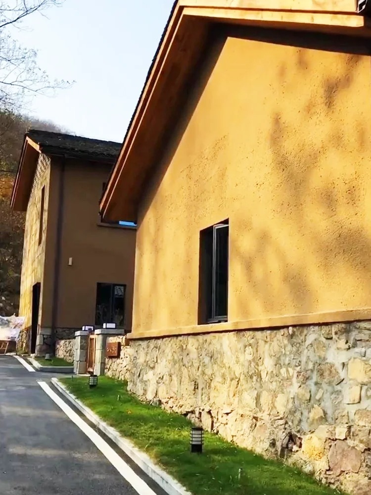 仿夯土漆价格#生态稻草漆#老房翻新#农家小院