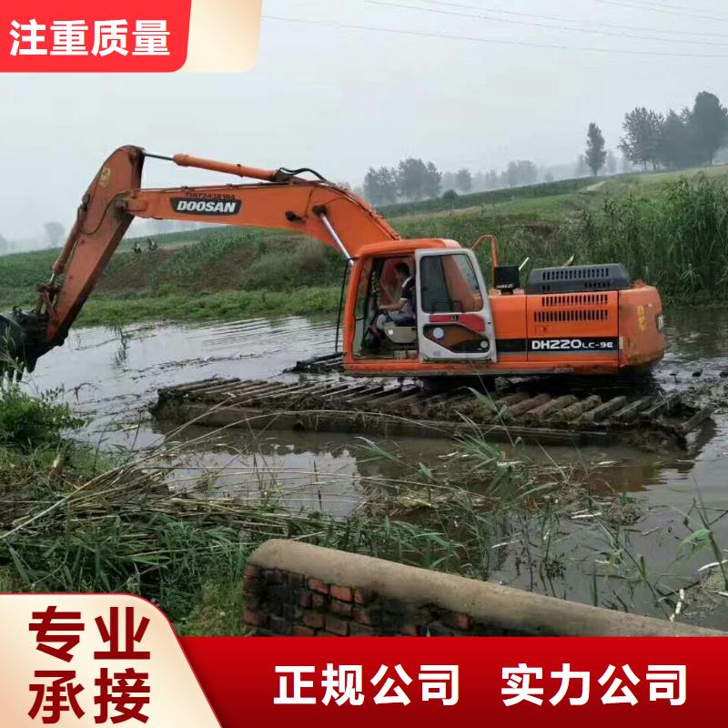 【水上挖掘机租赁快速响应】高性价比