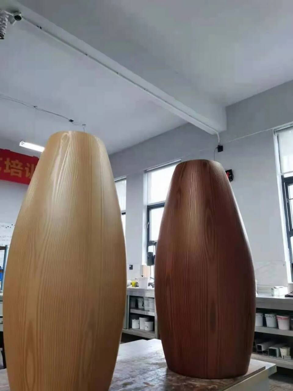 园林景区凉亭木纹漆包工包料