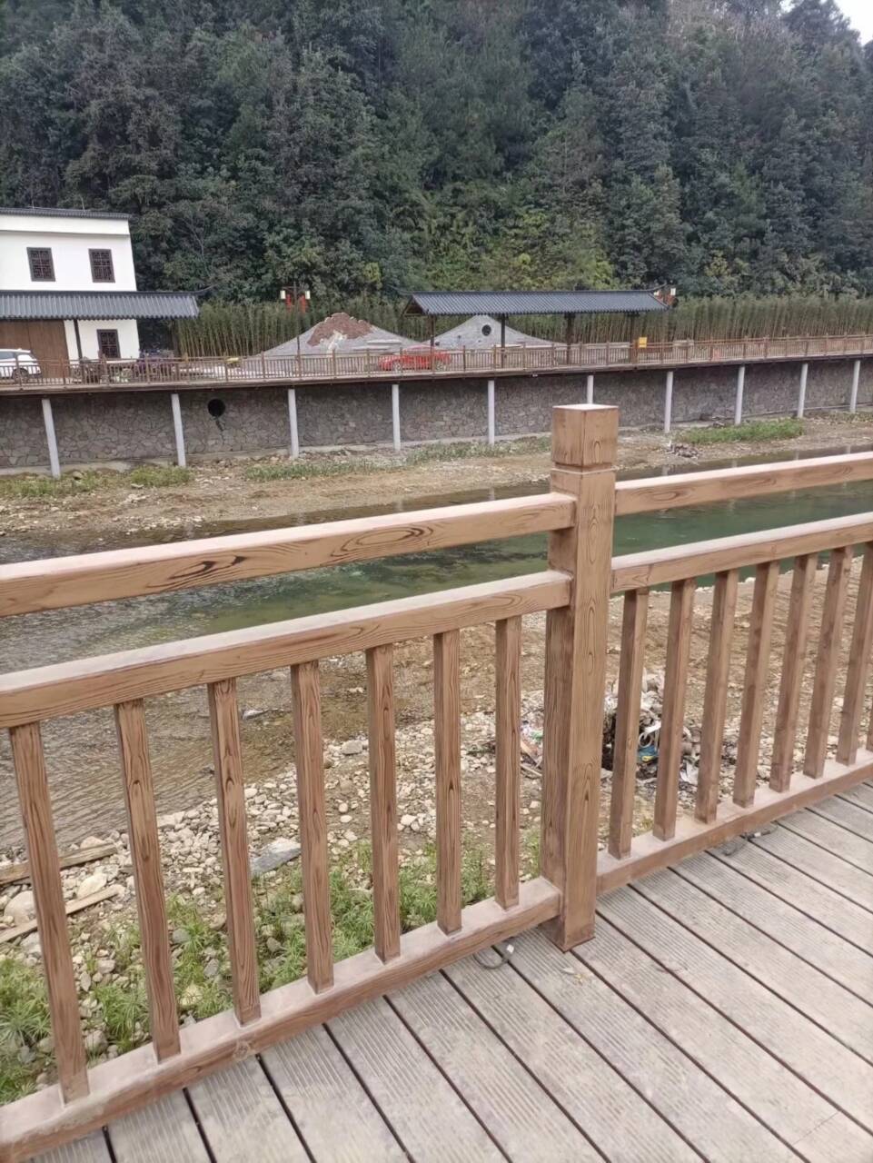 廊架长廊木纹漆，钢结构金属面木纹漆，仿木纹漆厂家定制