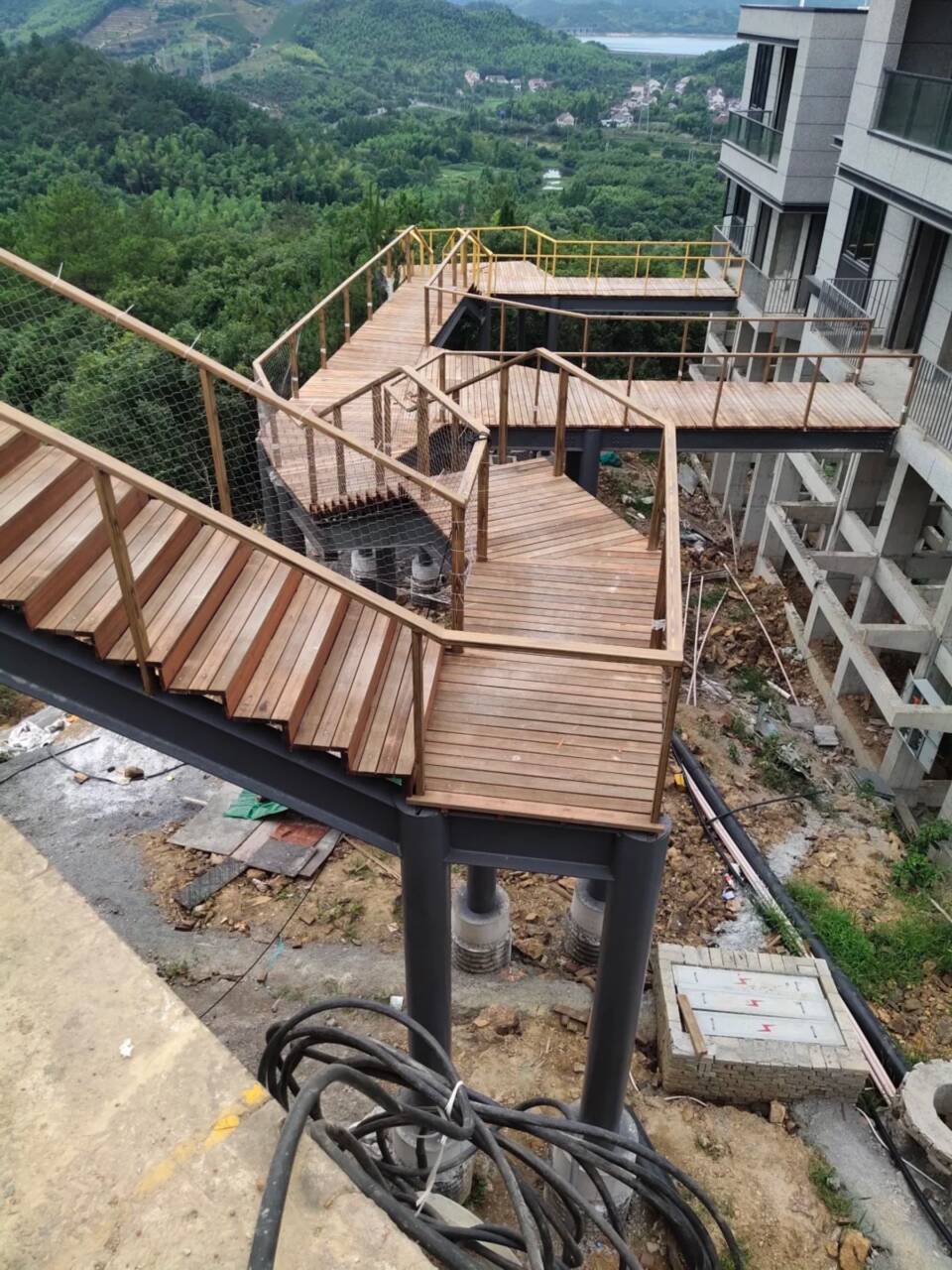 仿古园林建筑木纹漆全包施工价格质量保证