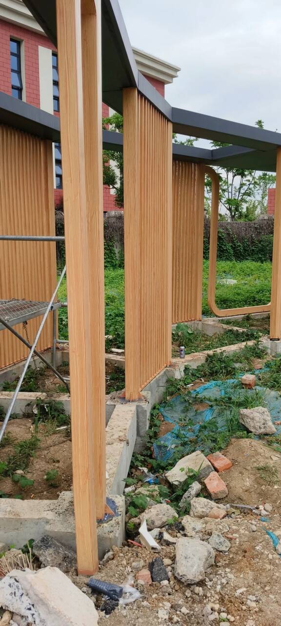 仿古园林建筑木纹漆全包施工价格