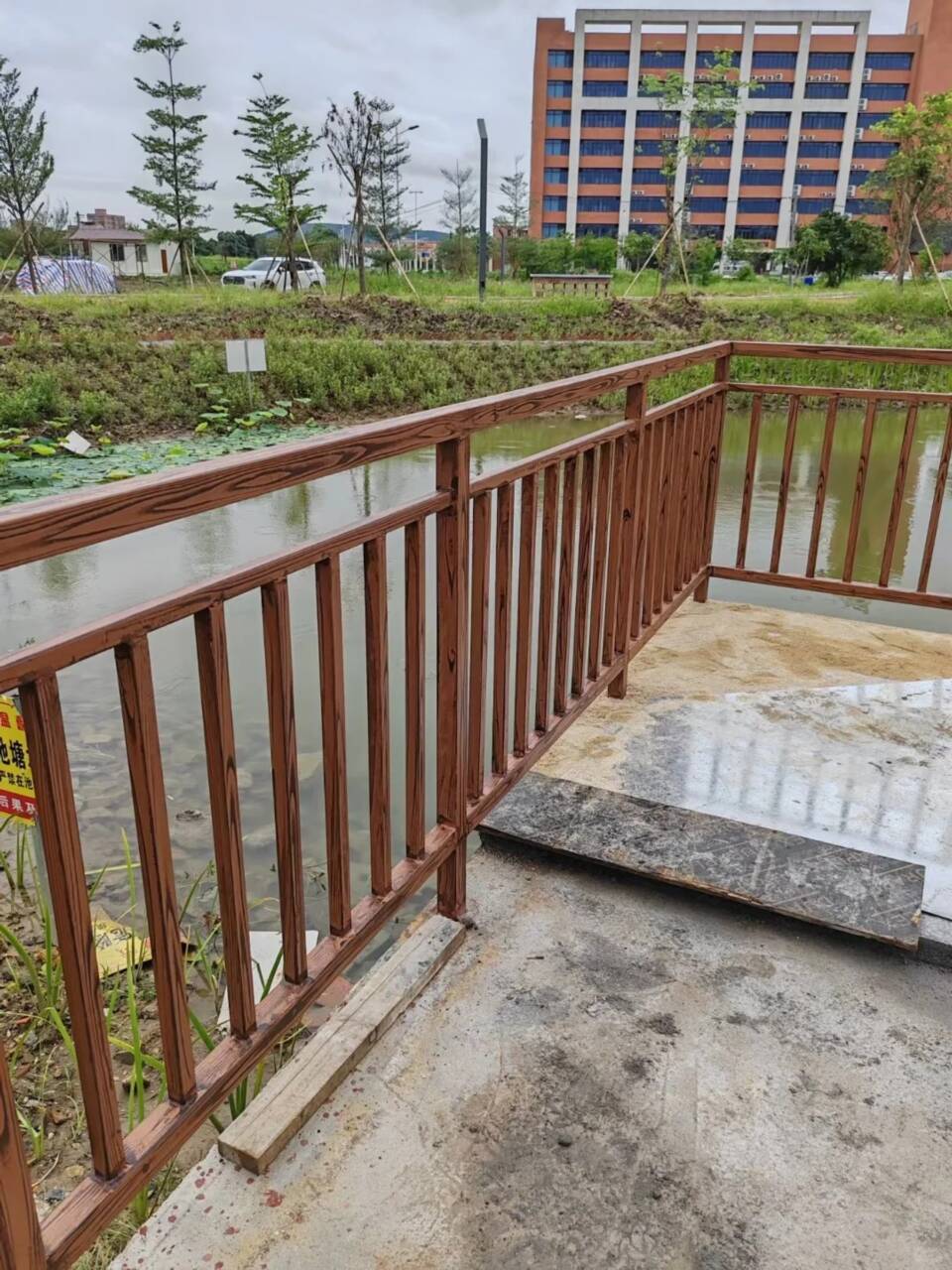 廊架长廊木纹漆厂家施工支持定制