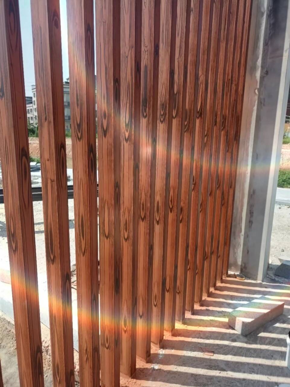 仿古园林建筑木纹漆厂家定制
