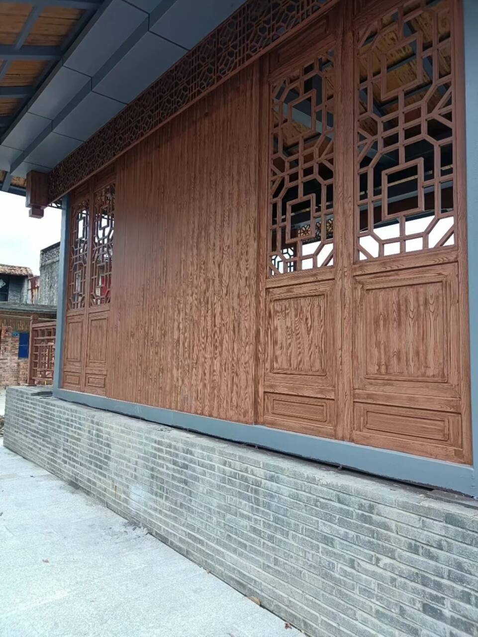 廊架长廊木纹漆批发价格为您精心挑选