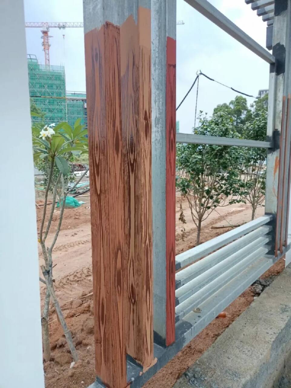 栈道护栏木纹漆批发厂家质量保证