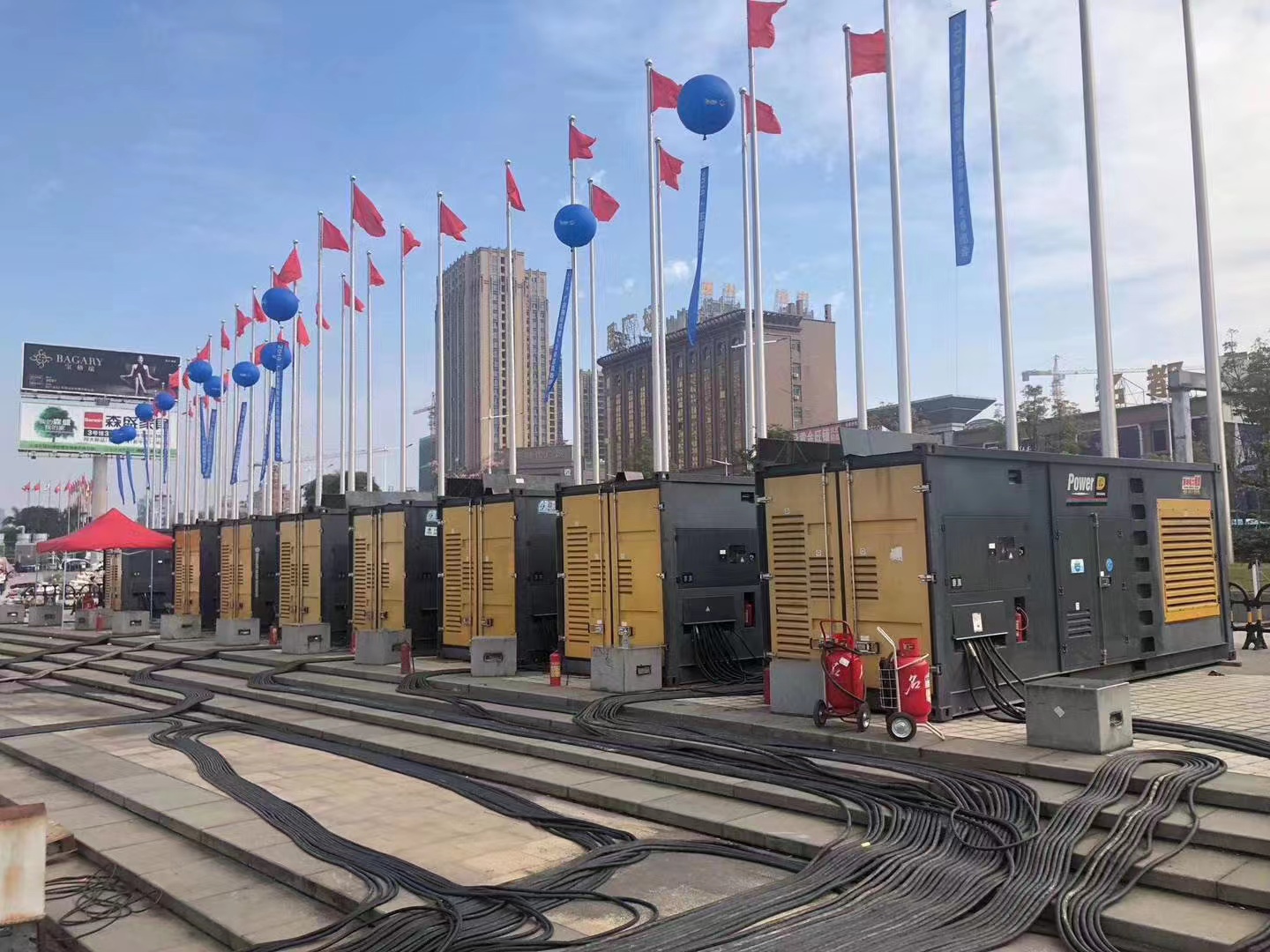 200KW发电机出租租赁400KW发电机电缆线出租UPS电源出租_120KW发电车租赁快捷