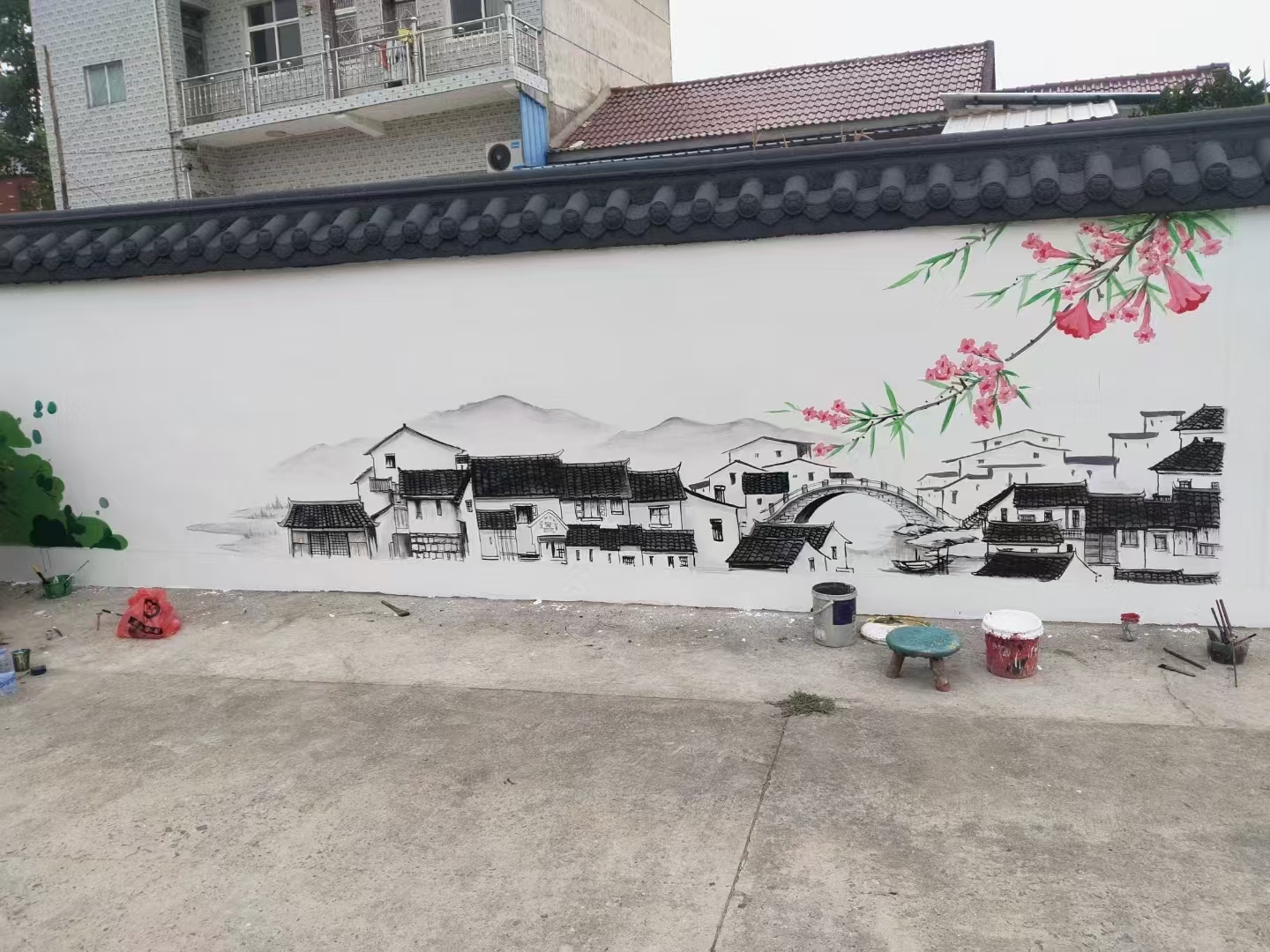 墙体绘画墙面绘画壁画工作室