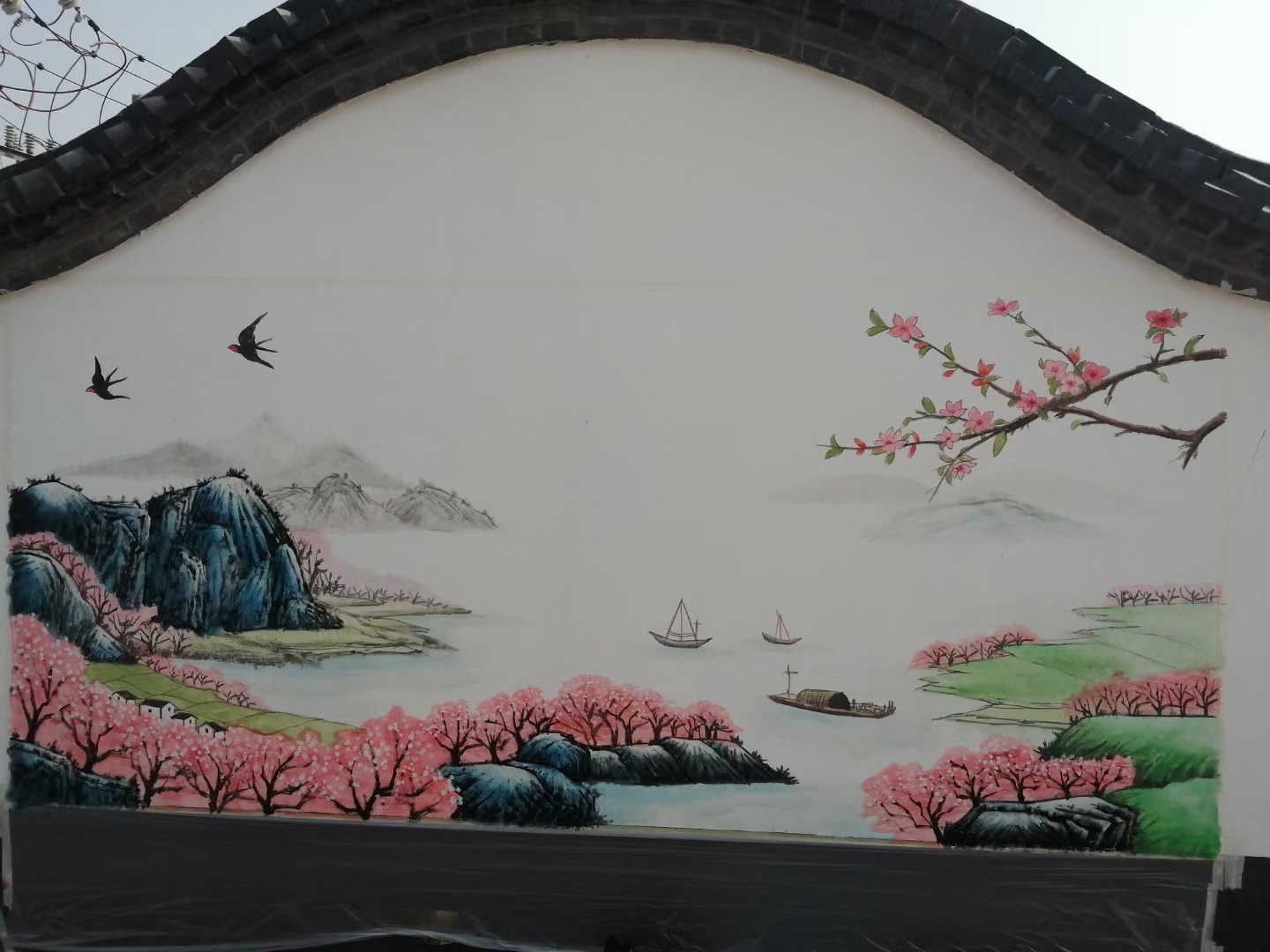 外墙彩绘手绘墙绘画涂鸦公司