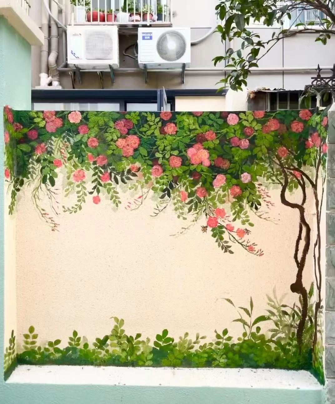 外墙彩绘手绘壁画工作室