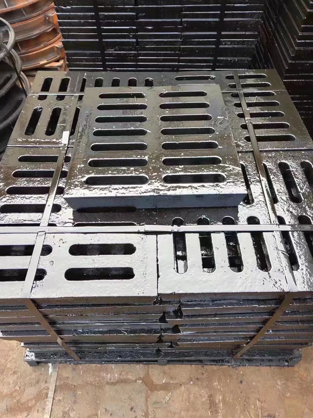 下水道沟盖板球墨铸铁现货供应建通铸造厂家