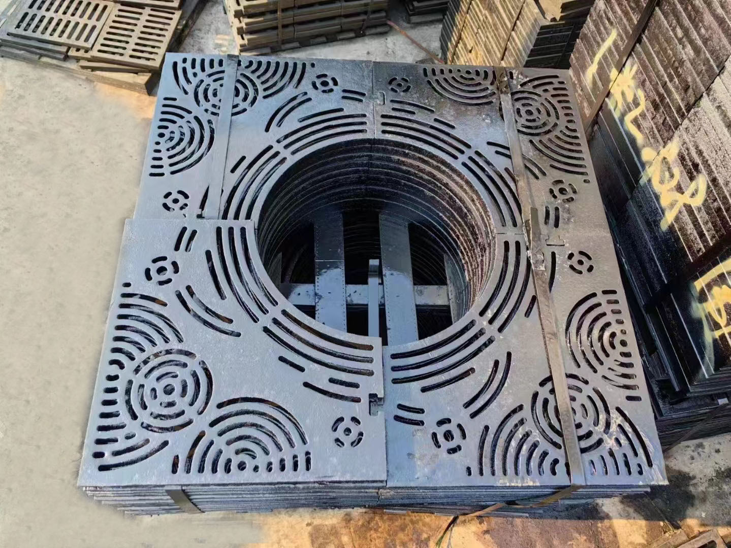 县排水沟盖板源头厂家建通铸造厂家