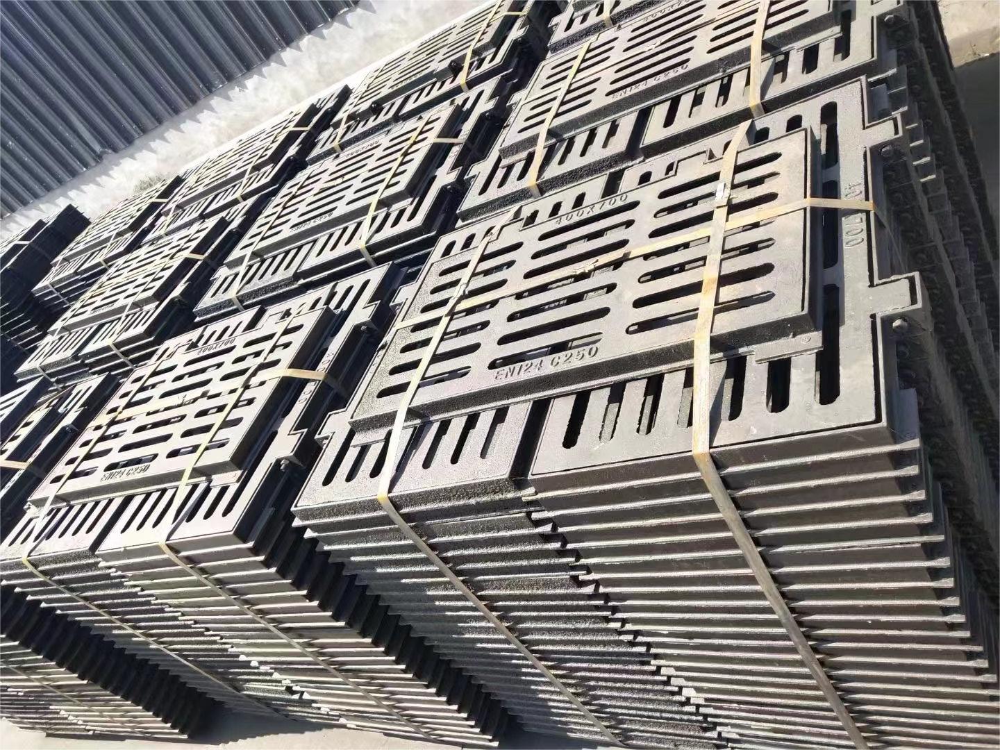 铸铁水篦子500*500图片建通铸造厂家当地制造商