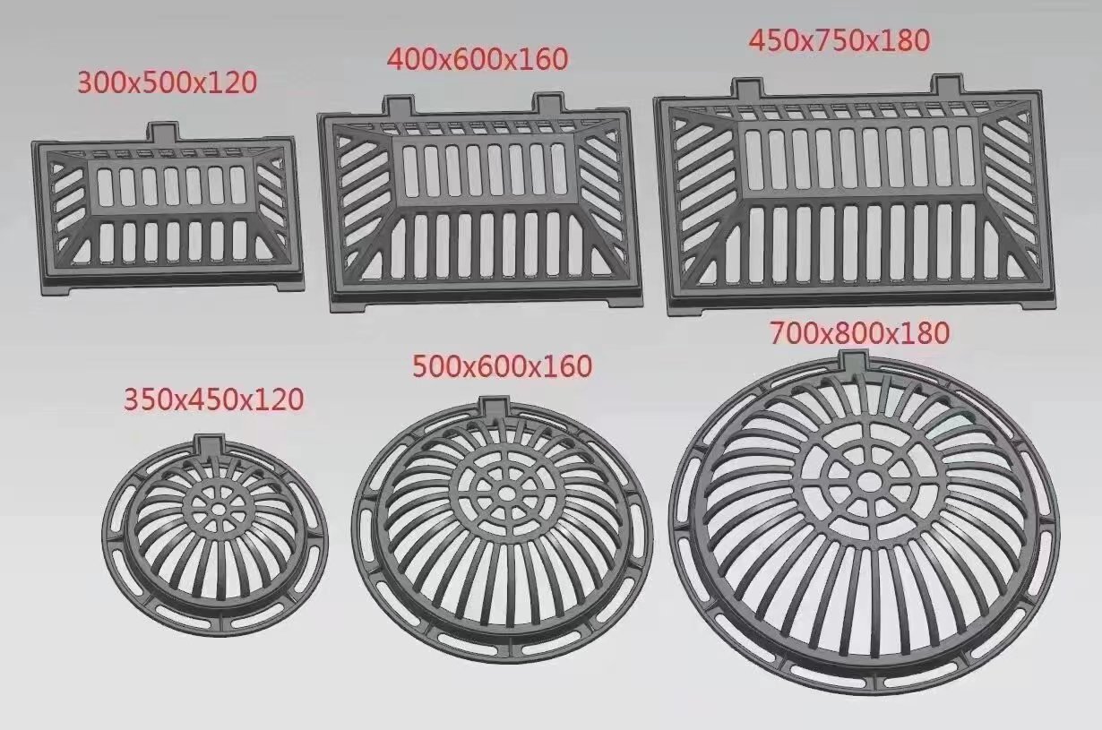 250*500*20球墨铸铁篦子定做生产建通铸造厂家